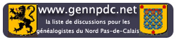 GenNPdC - la liste de discussions pour les généalogistes bénévoles du Nord Pas-de-Calais